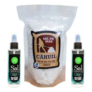 Pack Sal de Mar Líquida (x2) – Sal de Mar Natural (Gruesa) 1,2 kg